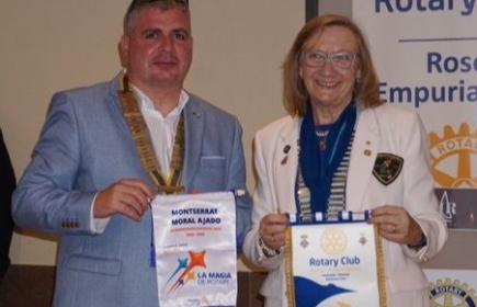 VISITA DE LA GOVERNADORA AL ROTARY CLUB DE ROSES-EMPURIABRAVA