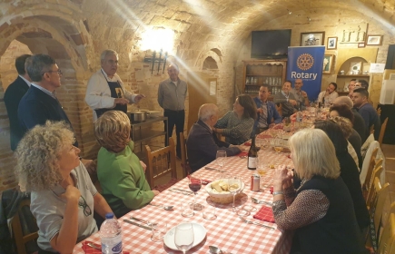 Cena del Rotary Club de Zaragoza en la Sociedad Gastronómica Los Sitios